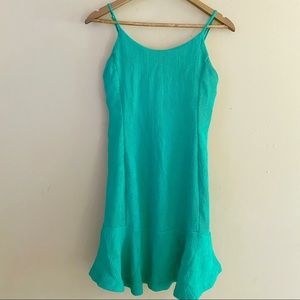 Gianni Bini Green Ribbed Mini Dress